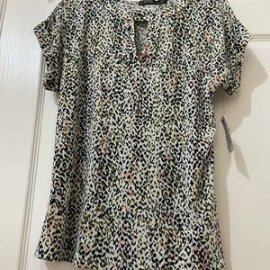 Leopard pattern blouse
